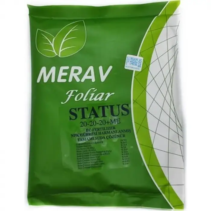 ICL Merav Status 20.20.20+ME Yaprak Gübresi 1 kg.
