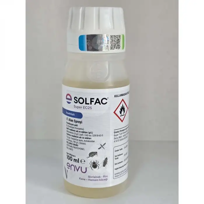 Solfac EC 25 Haşere ve Böcek İlacı 100 ML.