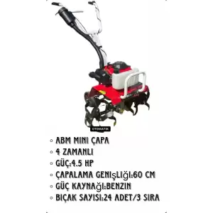 AbmBenzinli Mini Çapa Makinası 4T 7090