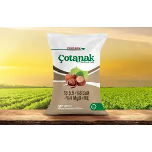 Ekofarm Çotanak 18.5.5+ME Organomineral Gübre 25 Kg.