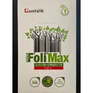 UNIFARM Folimax 5.5.38 Yaprak Gübresi 1 kg.