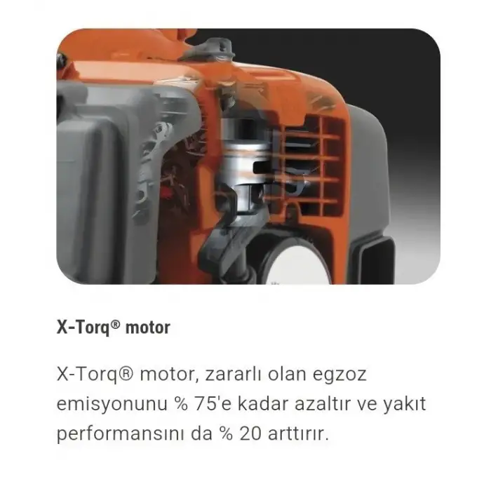Husqvarna 553RBX Motorlu Sırt Tırpanı 3,1 hp