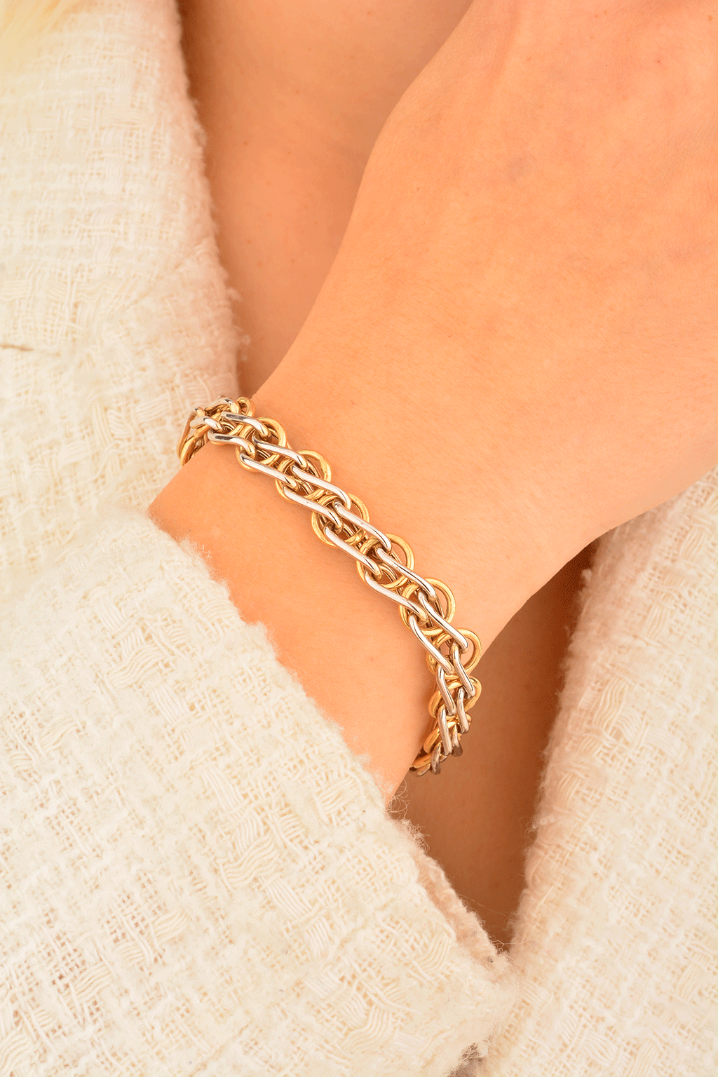 Cebeci 14 Ayar Altın Bileklik