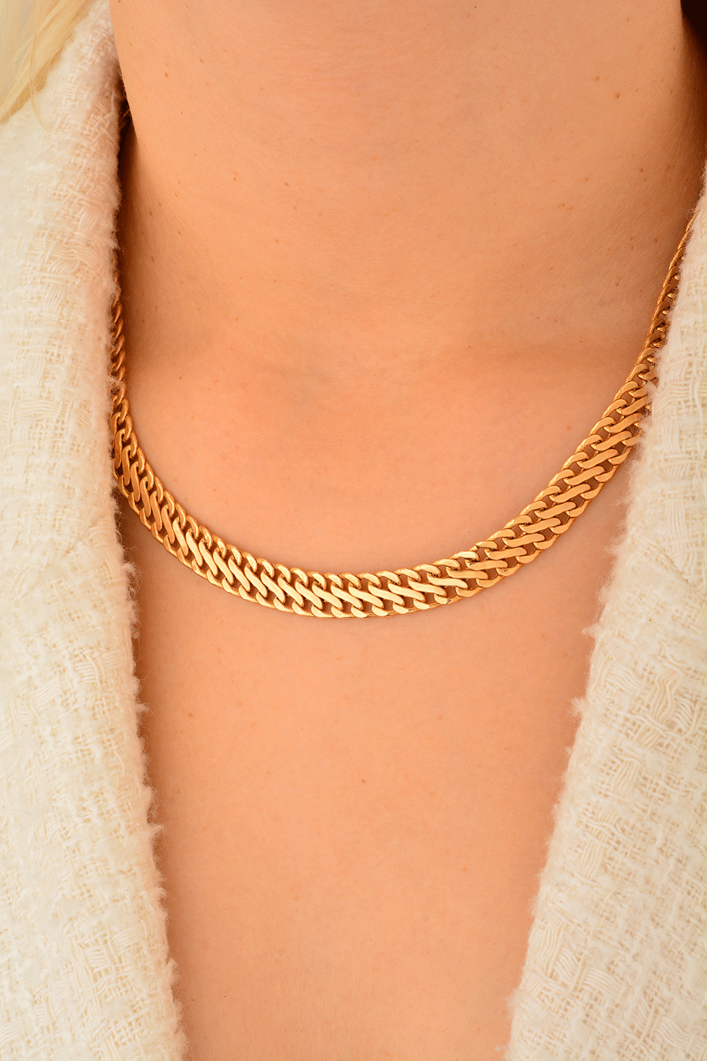 Cebeci 14 Ayar Süzme Altın Kolye