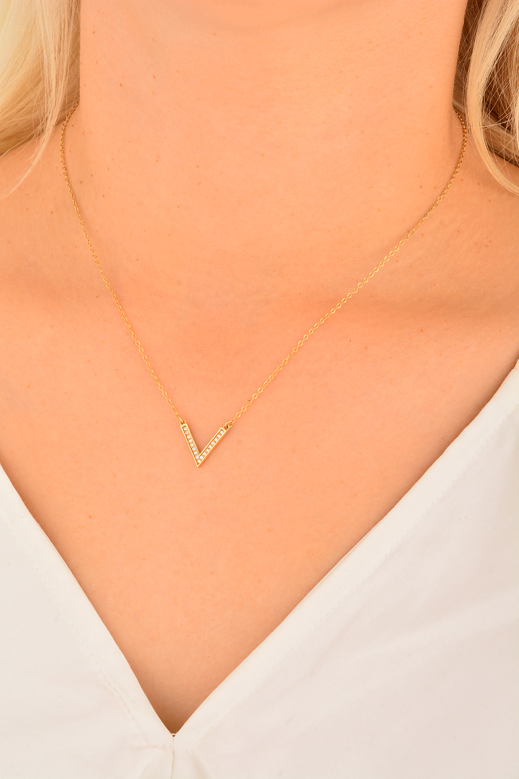 Cebeci 14 Ayar V Altın Kolye