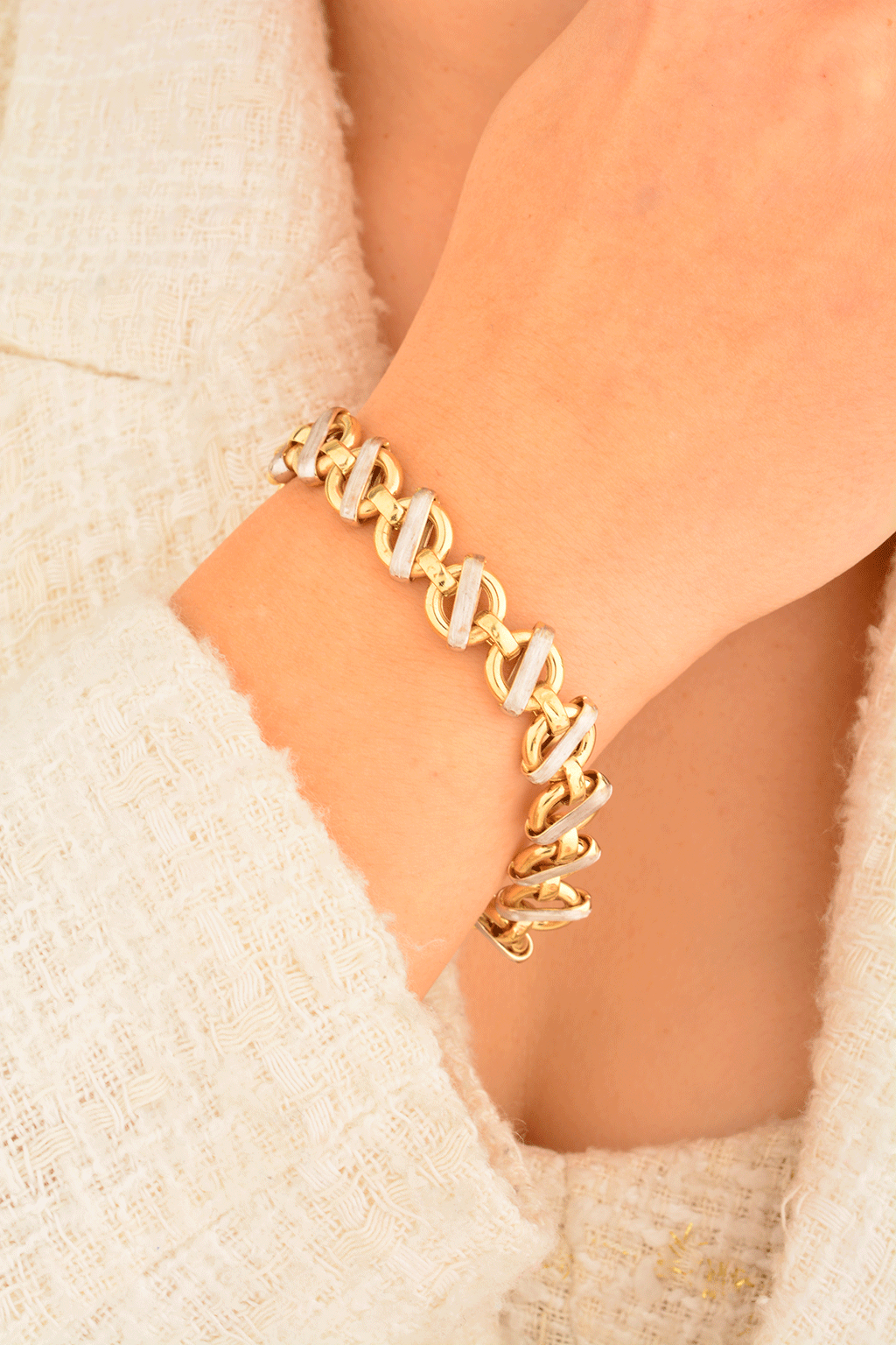 Cebeci 14 Ayar Zincir Altın Bileklik