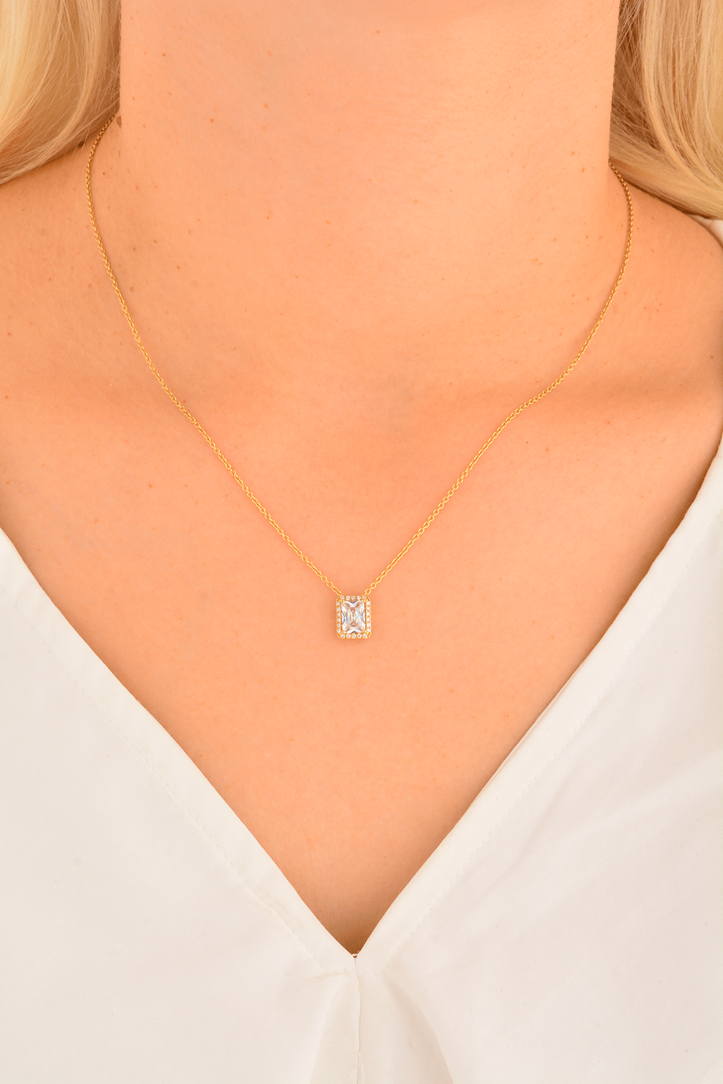 Cebeci 14 Ayar Baget Altın Kolye