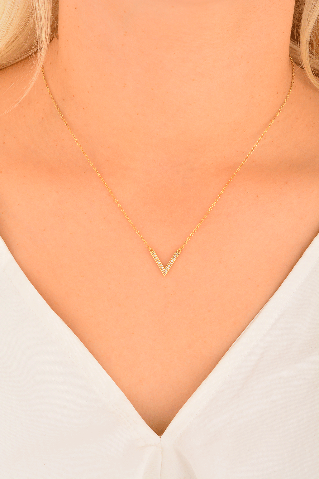 Cebeci 14 Ayar V Altın Kolye