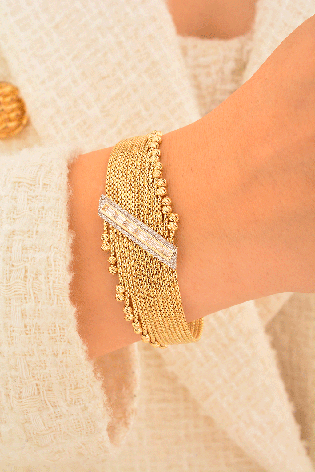 Cebeci 14 Ayar Altın Bileklik