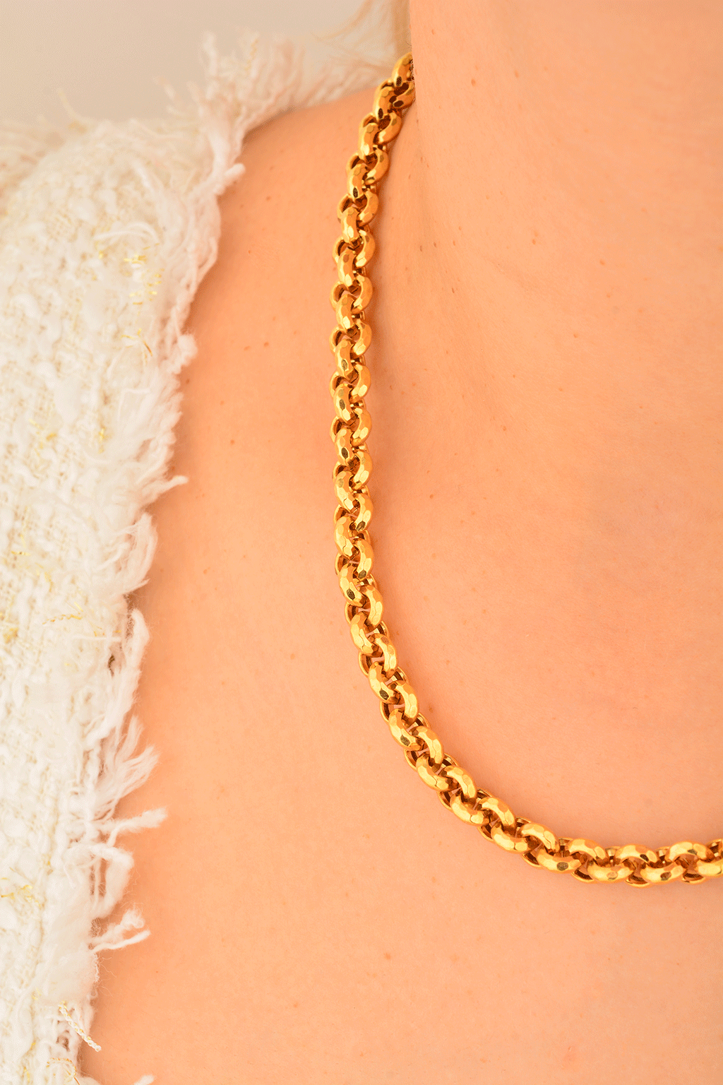 Cebeci 14 Ayar Altın Kolye