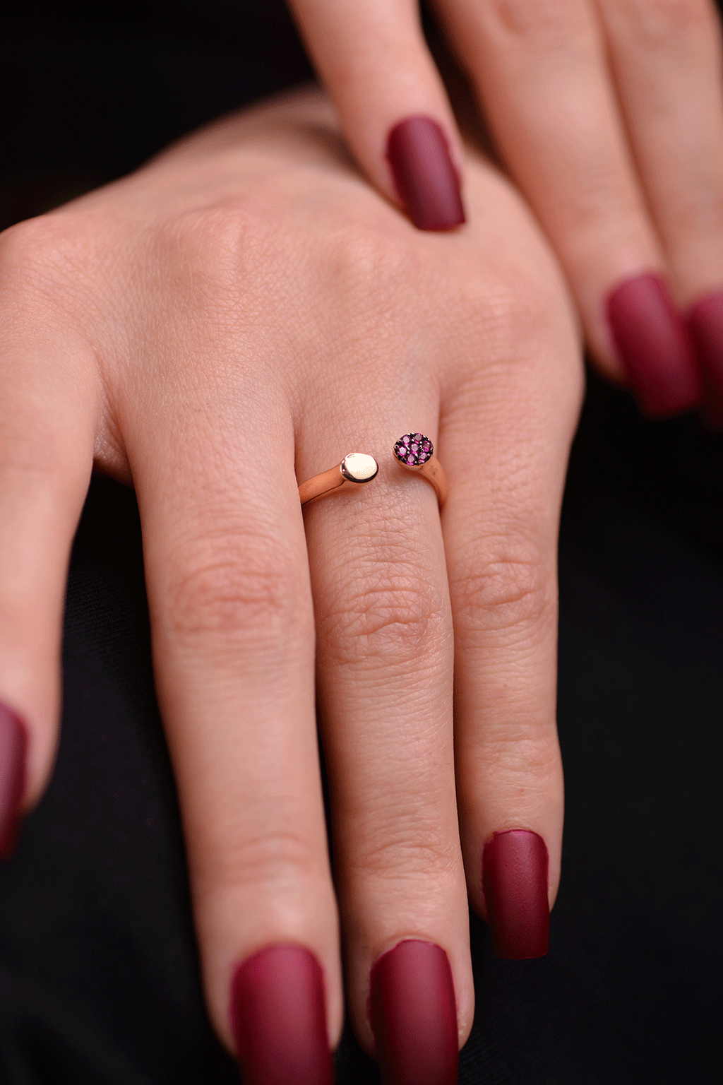 Cebeci 14 Ayar Rose Altın Yüzük