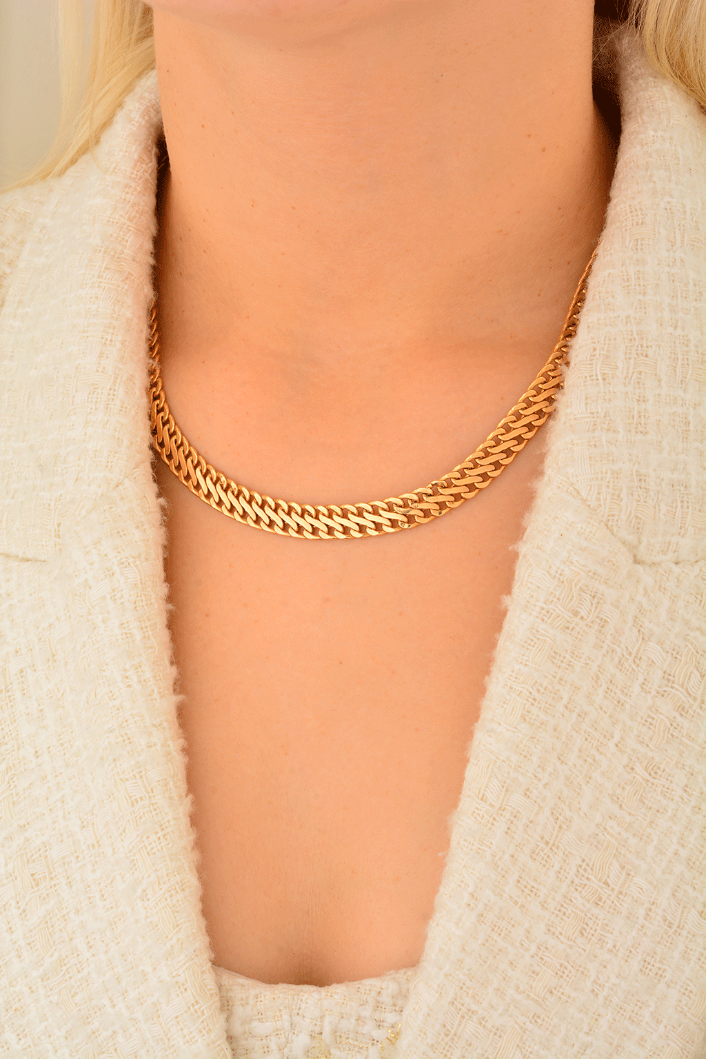 Cebeci 14 Ayar Süzme Altın Kolye