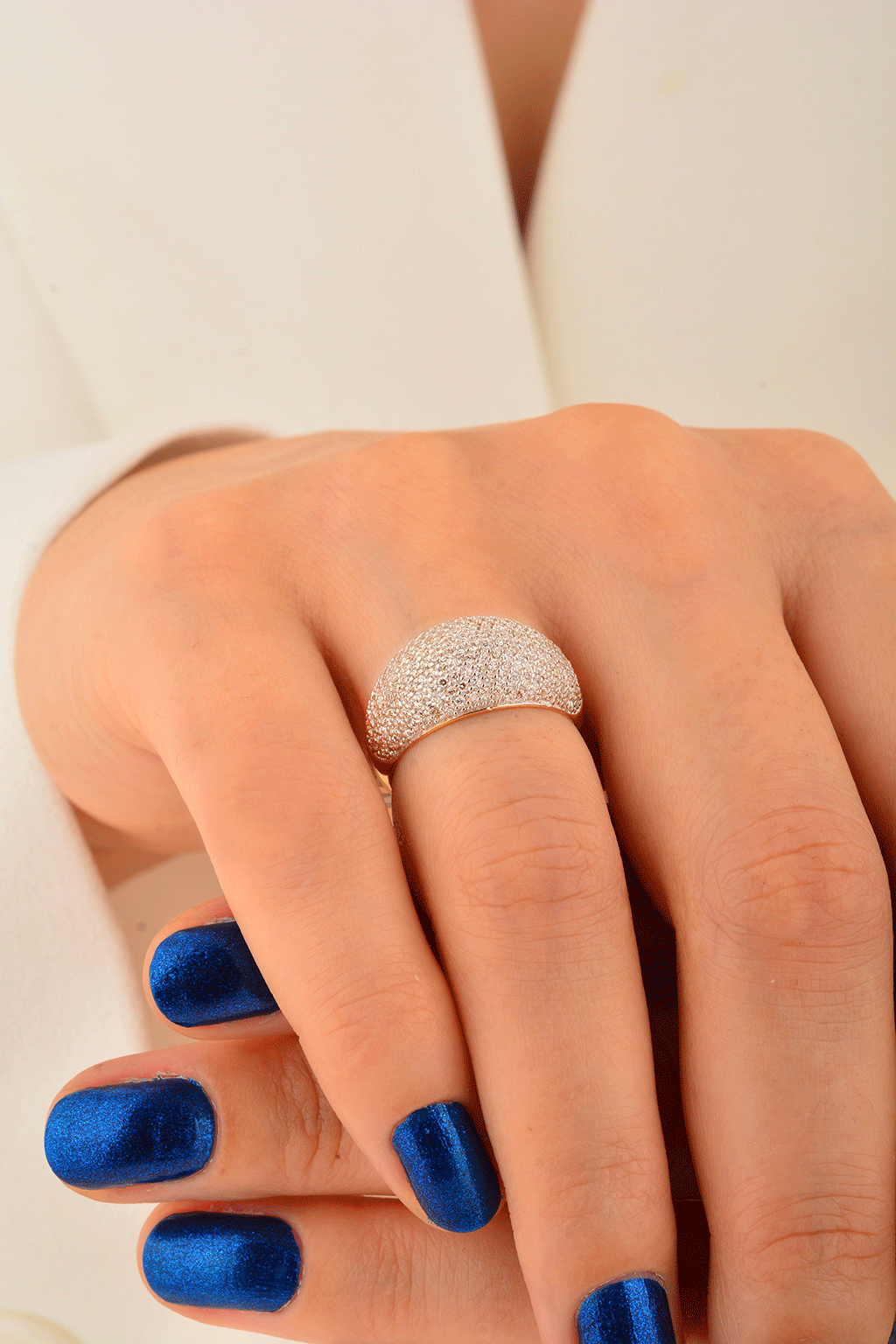 Cebeci 14 Ayar Taşlı Altın Yüzük