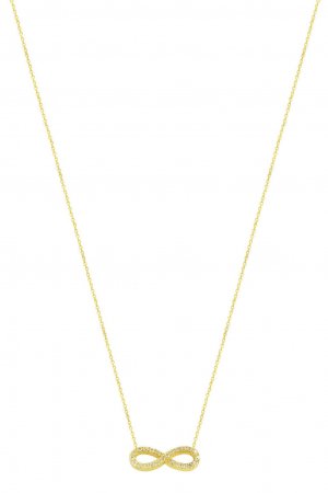Cebeci 14 Ayar Altın Sonsuzluk Kolye