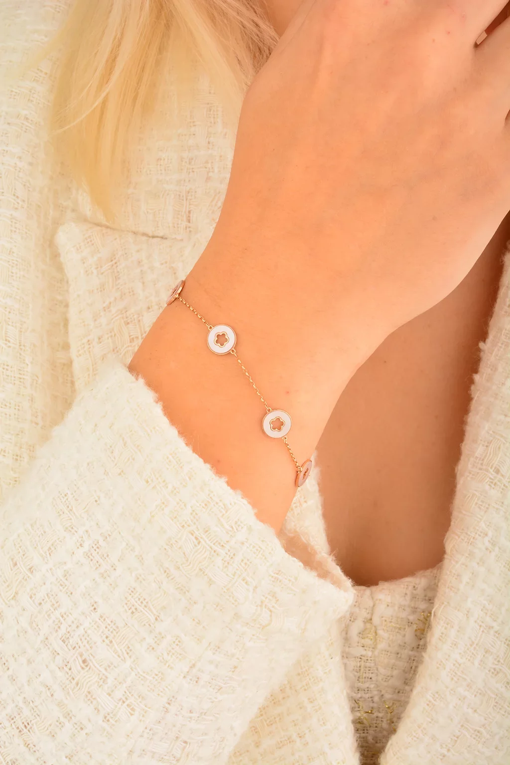 Cebeci 14 Ayar Altın Bileklik