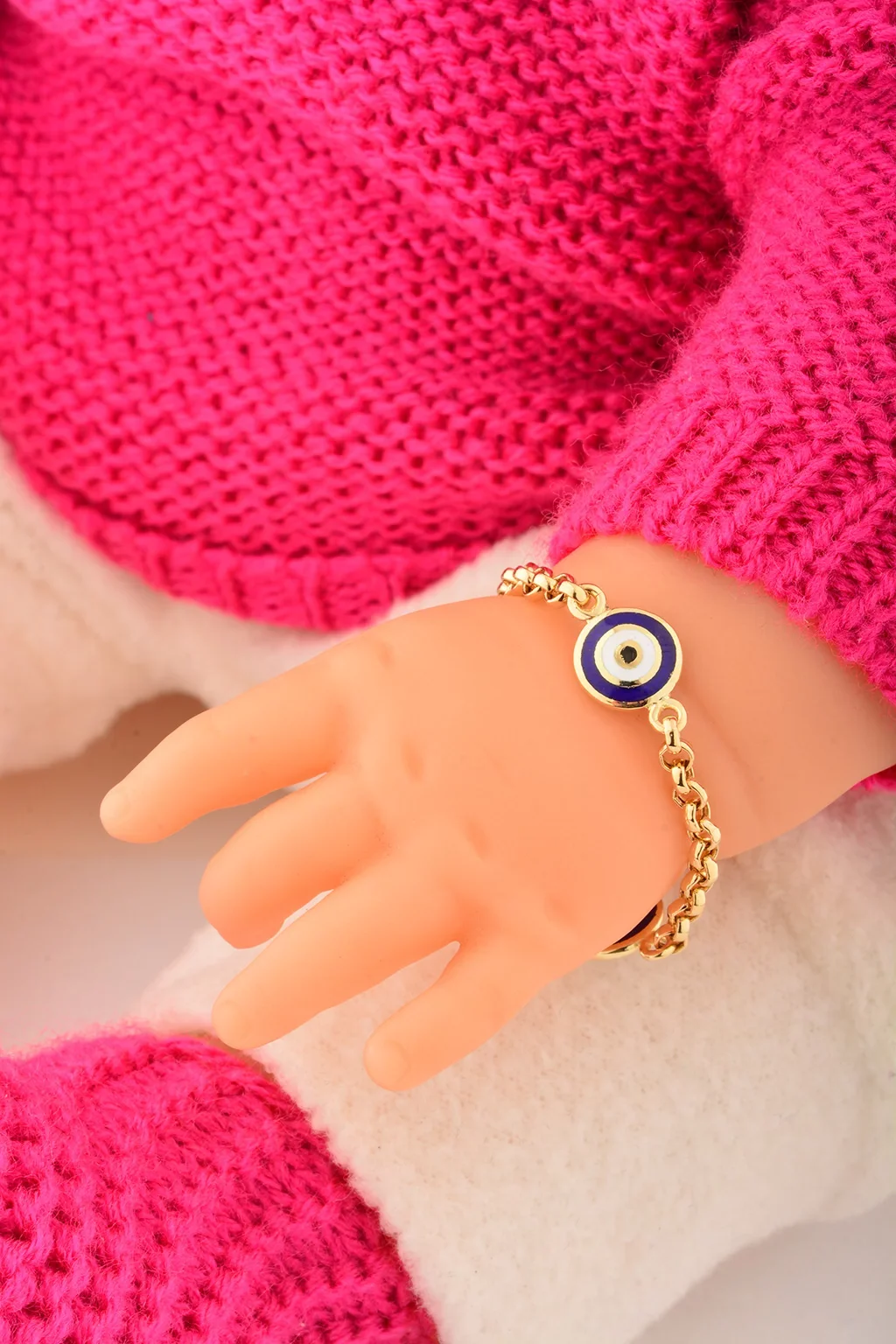 Cebeci 14 Ayar İki Renkli Çocuk Altın Bileklik