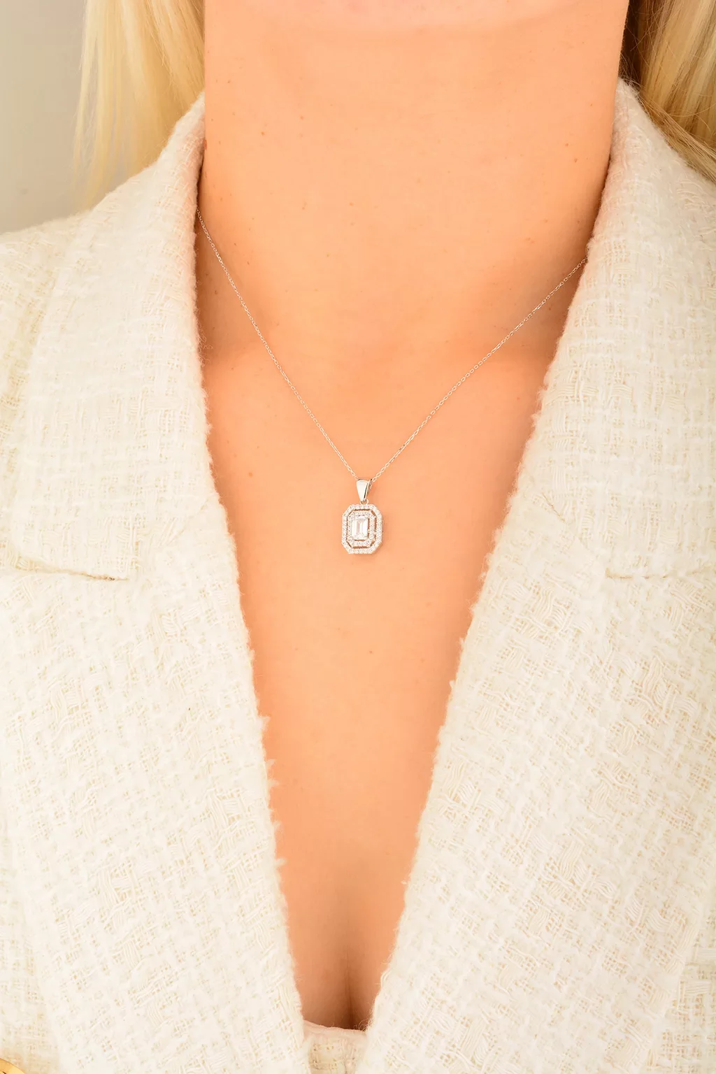 Cebeci 14 Ayar Baget Set Altın Kolye