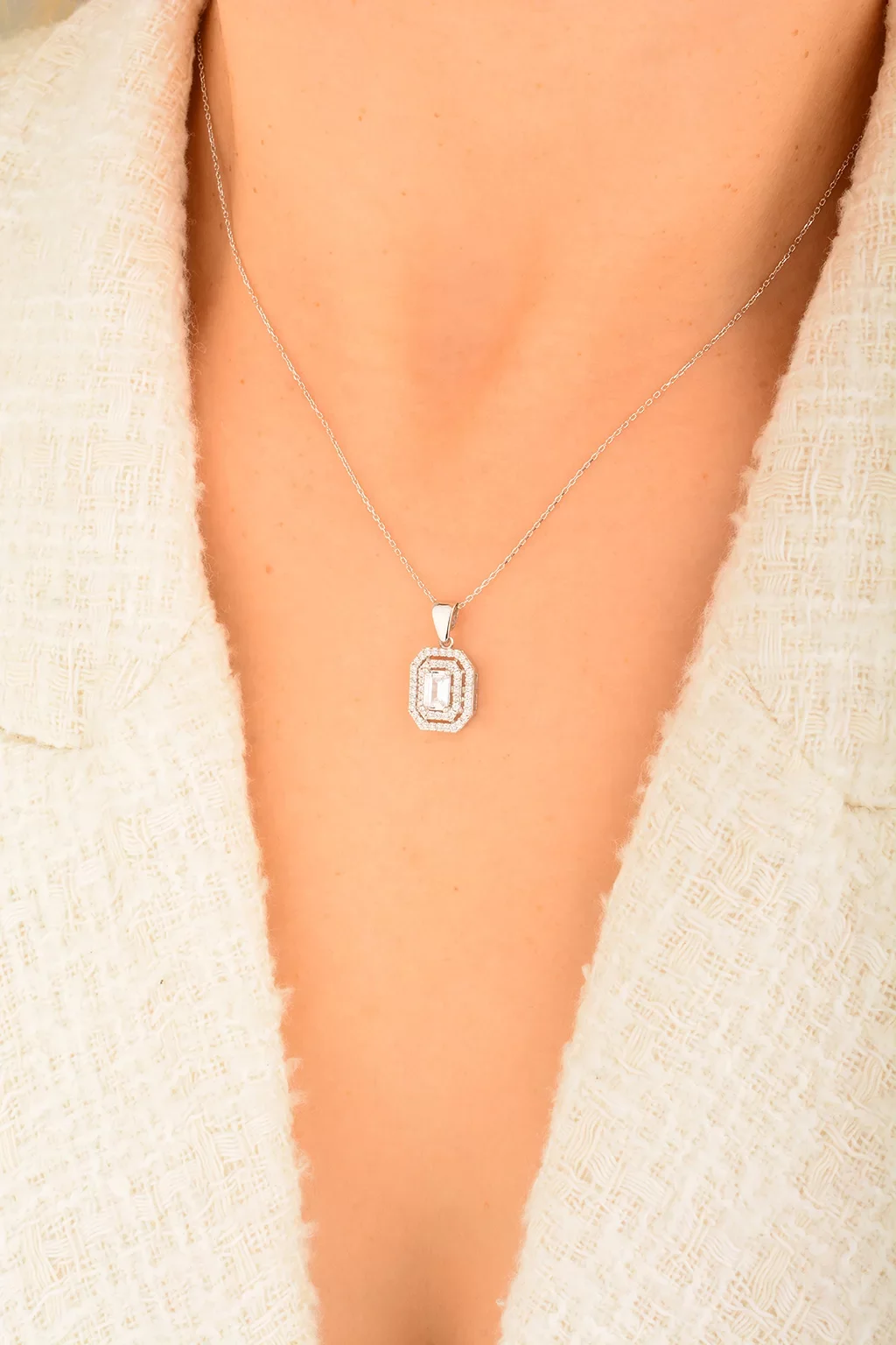 Cebeci 14 Ayar Baget Set Altın Kolye