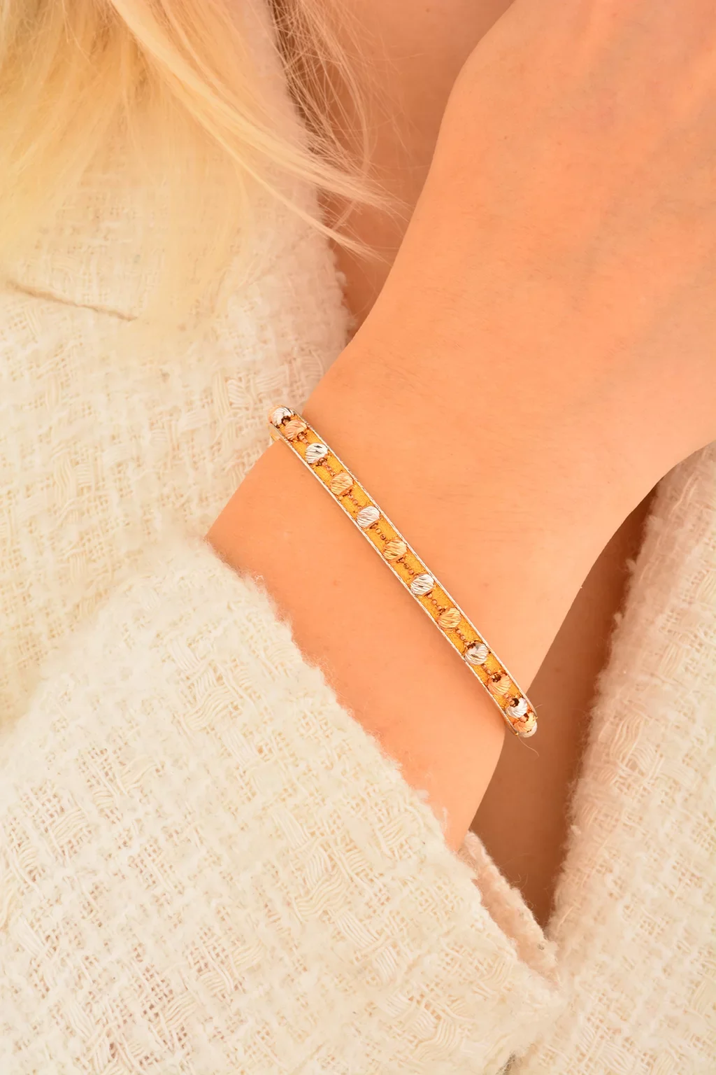 Cebeci 22 Ayar Dorikalı Altın Bilezik