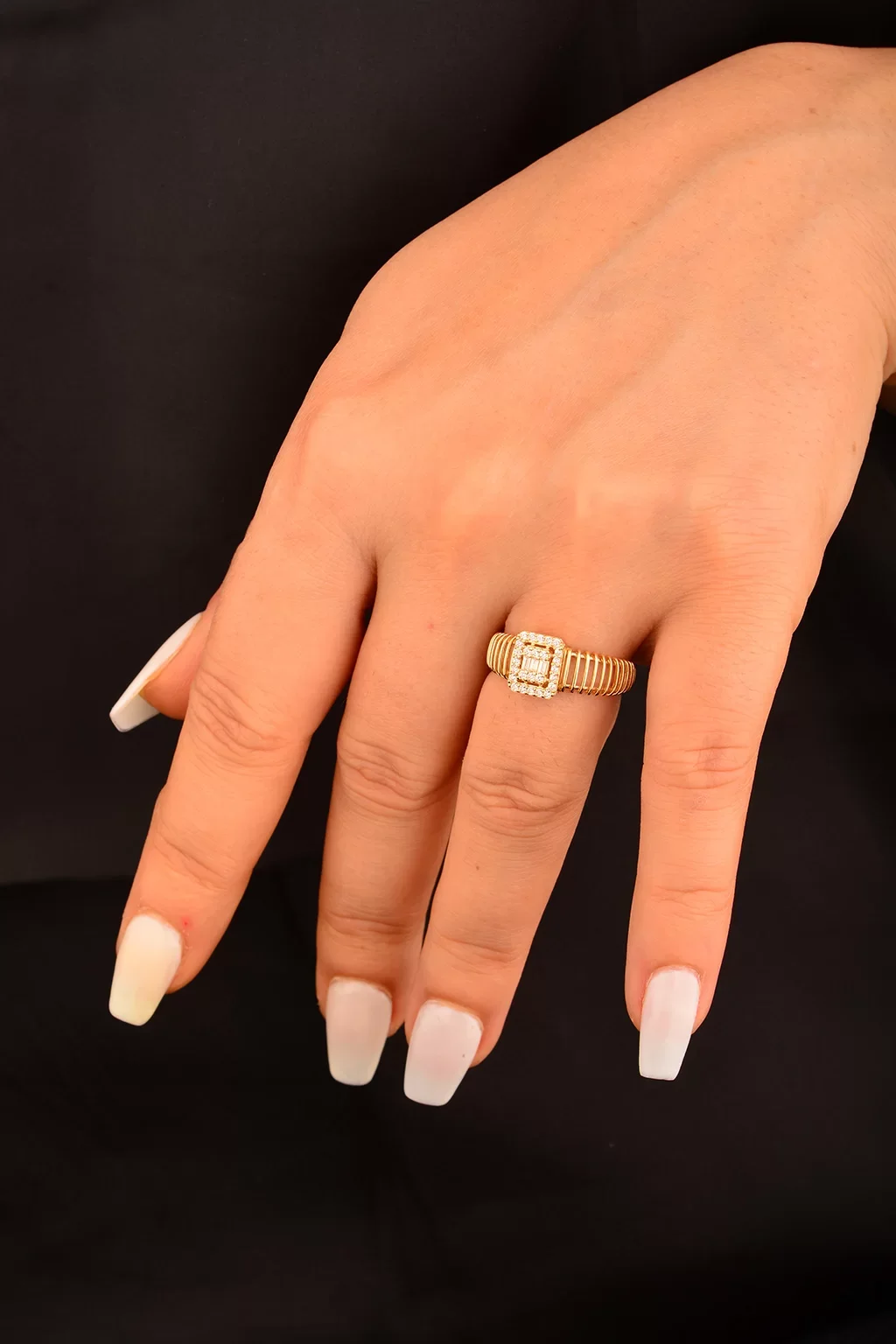 Cebeci 14 Ayar Altın Baget Yüzük