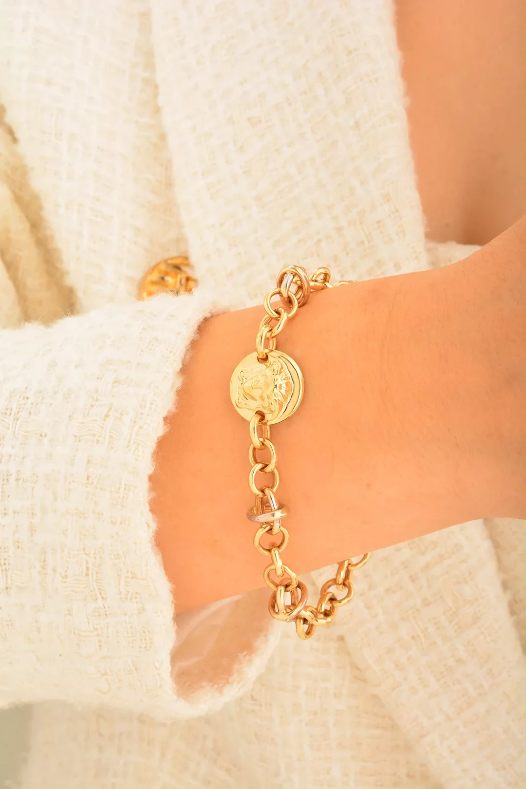 Cebeci 14 Ayar Altın Bileklik