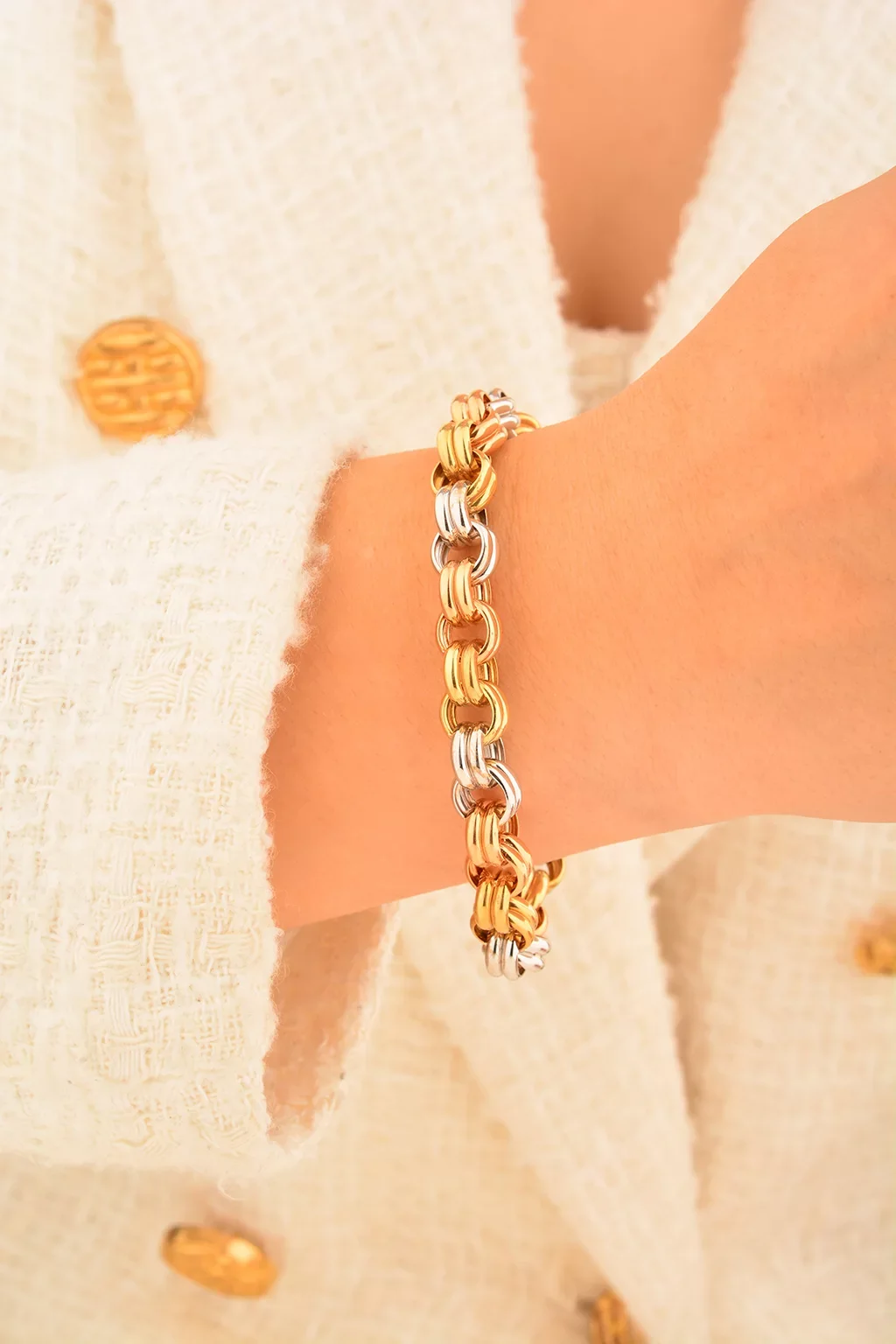 Cebeci 14 Ayar Altın Bileklik