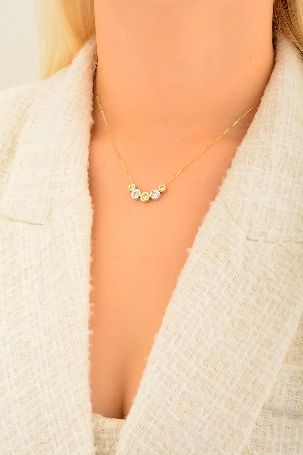 Cebeci 14 Ayar Altın Kolye