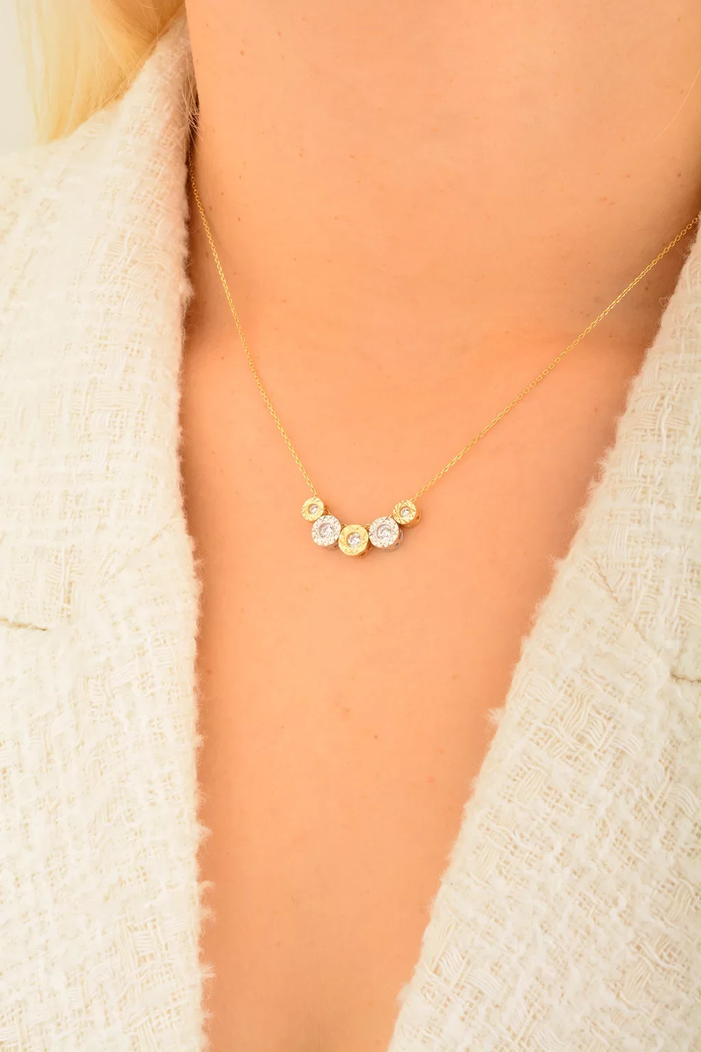 Cebeci 14 Ayar Altın Kolye