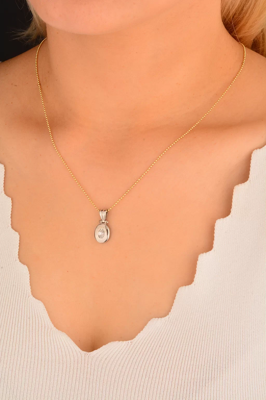 Cebeci 14 Ayar Altın Kolye ucu