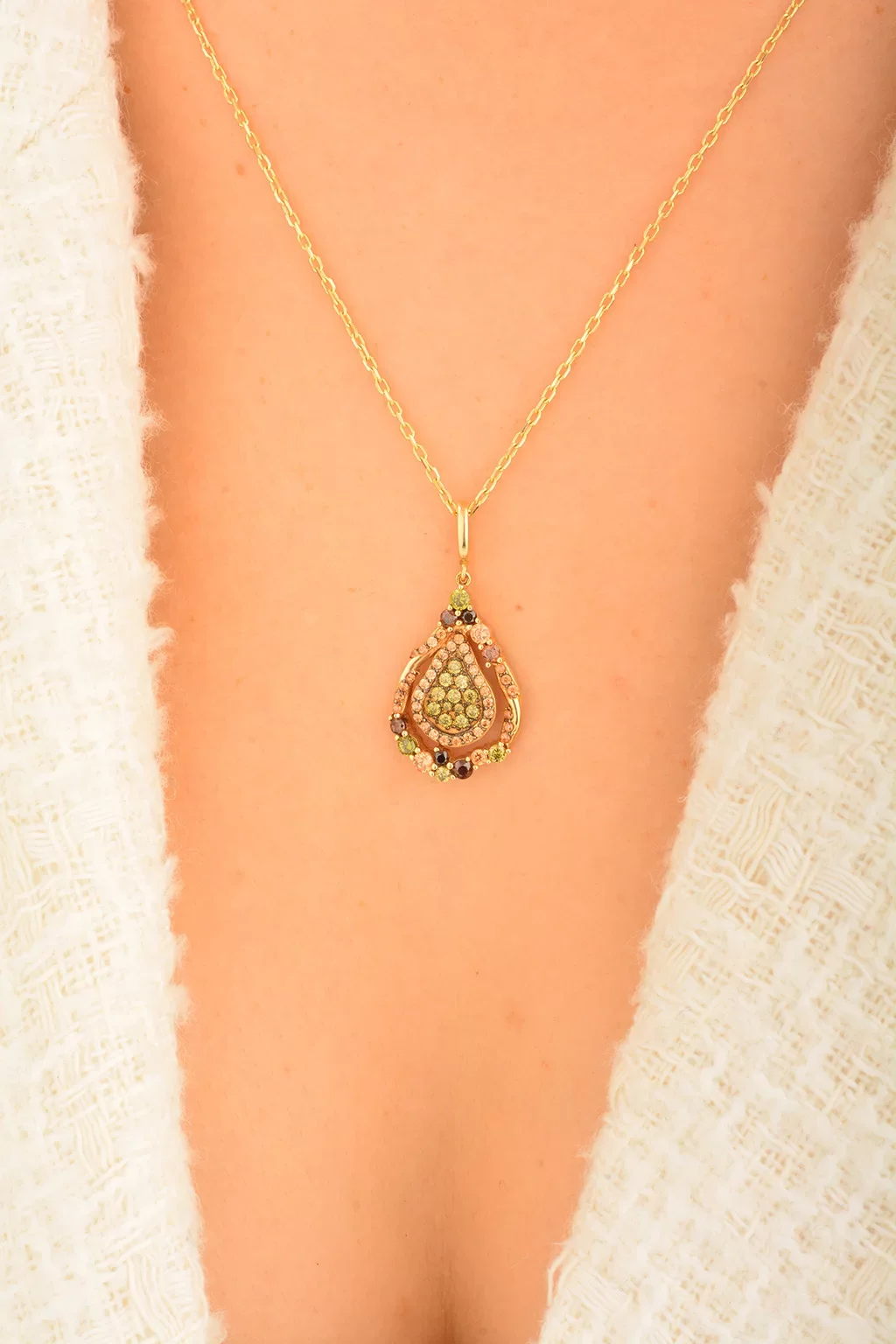 Cebeci 14 Ayar Altın Kolye Ucu