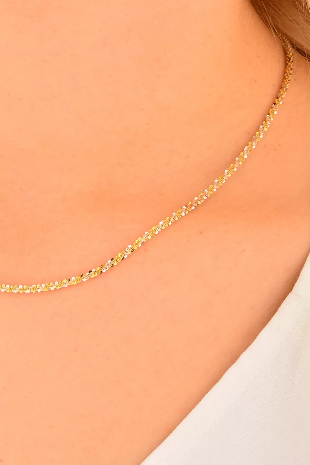 Cebeci 14 Ayar Altın Zincir Kolye