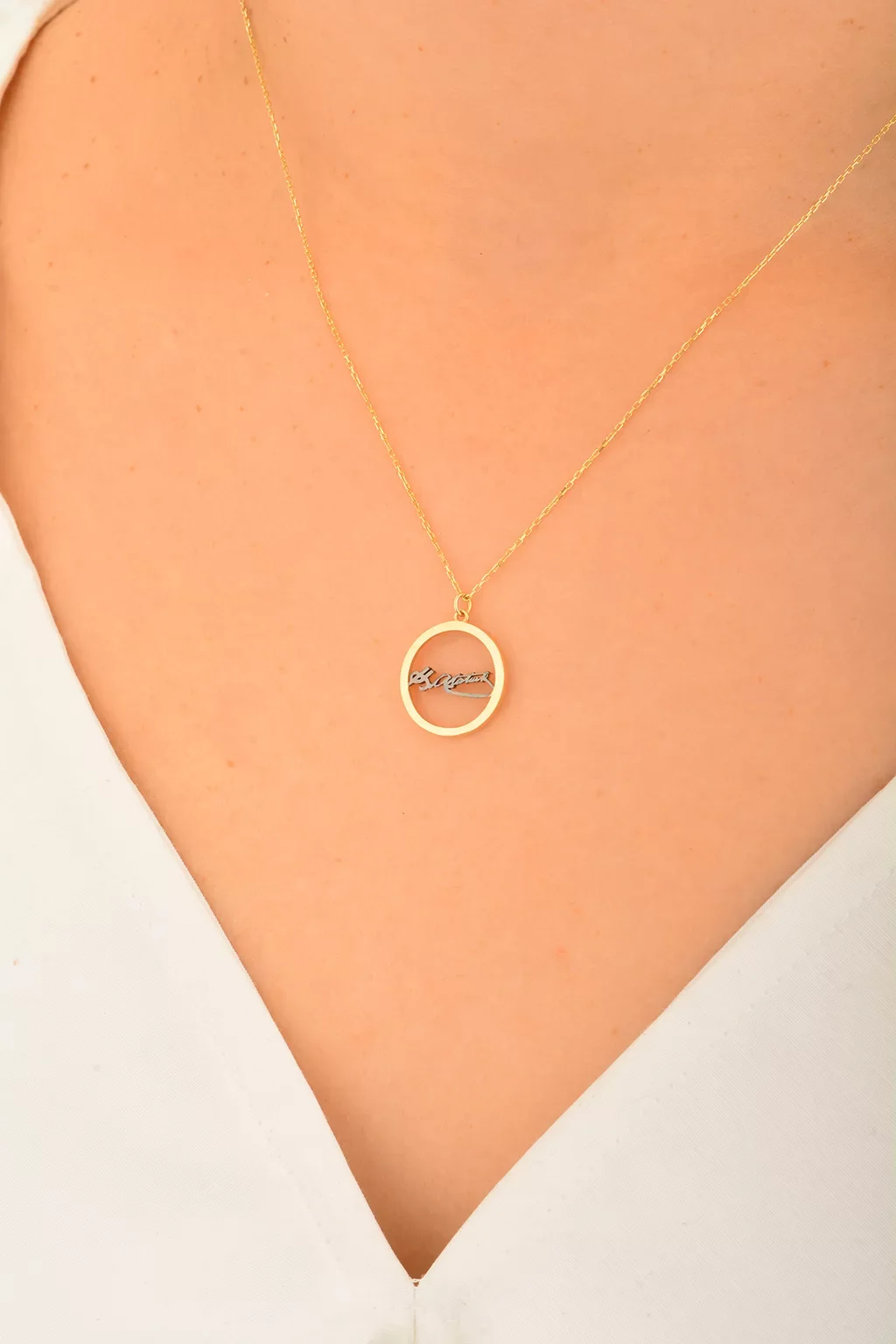 Cebeci 14 Ayar Atatürk İmzalı Altın Kolye