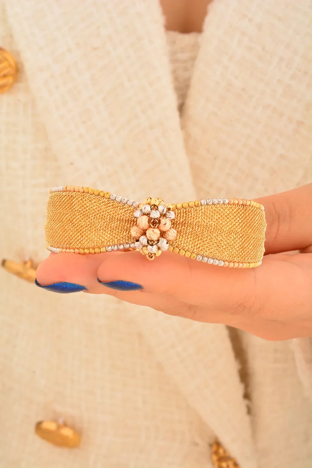 Cebeci 14 Ayar Dorika Kelepçe Altın Bilezik