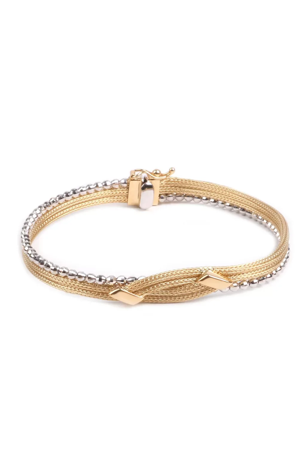 Cebeci 14 Ayar Hasır Zincir Altın Bileklik