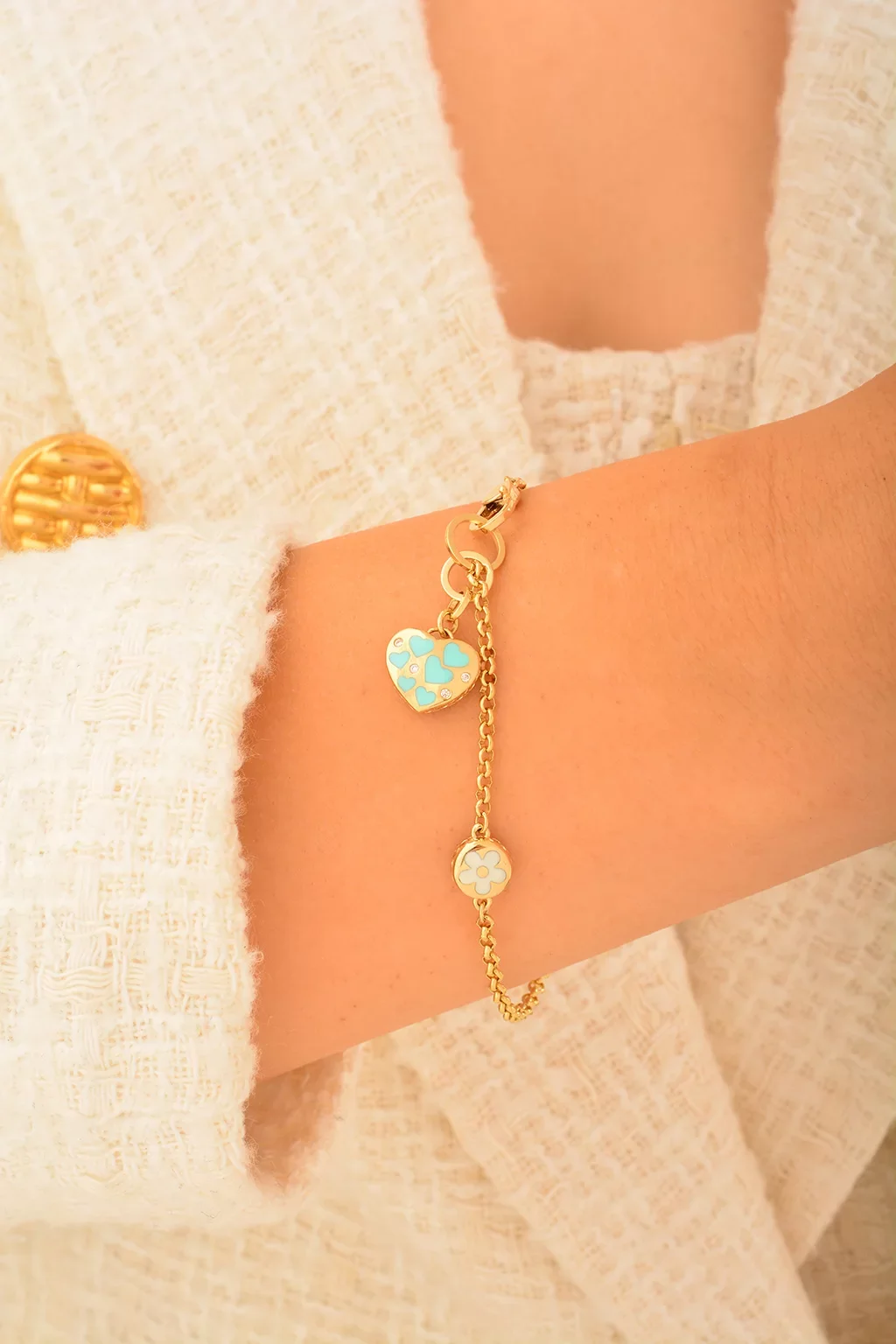 Cebeci 14 Ayar Kalpli Altın Bileklik