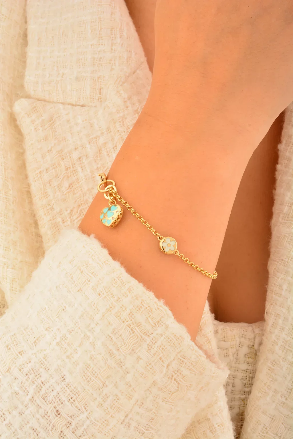 Cebeci 14 Ayar Kalpli Altın Bileklik