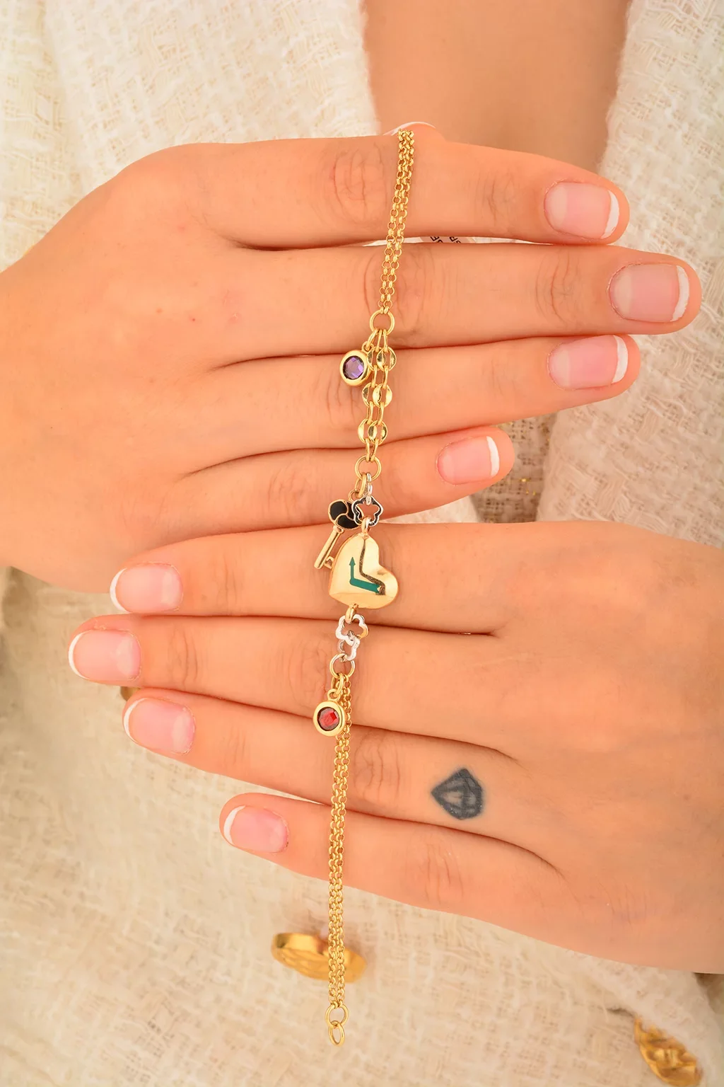 Cebeci 14 Ayar Kalpli Altın Bileklik