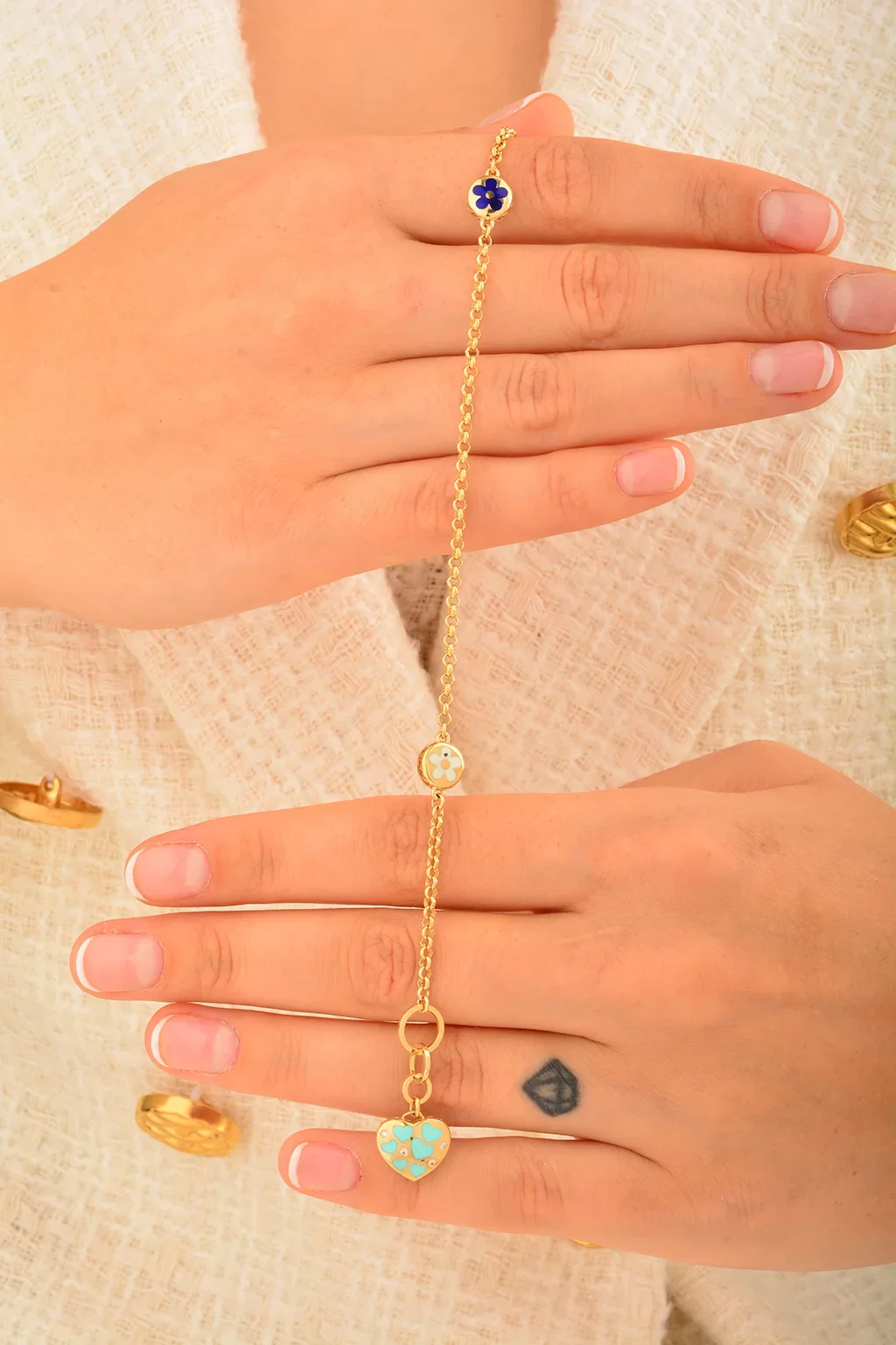 Cebeci 14 Ayar Kalpli Altın Bileklik