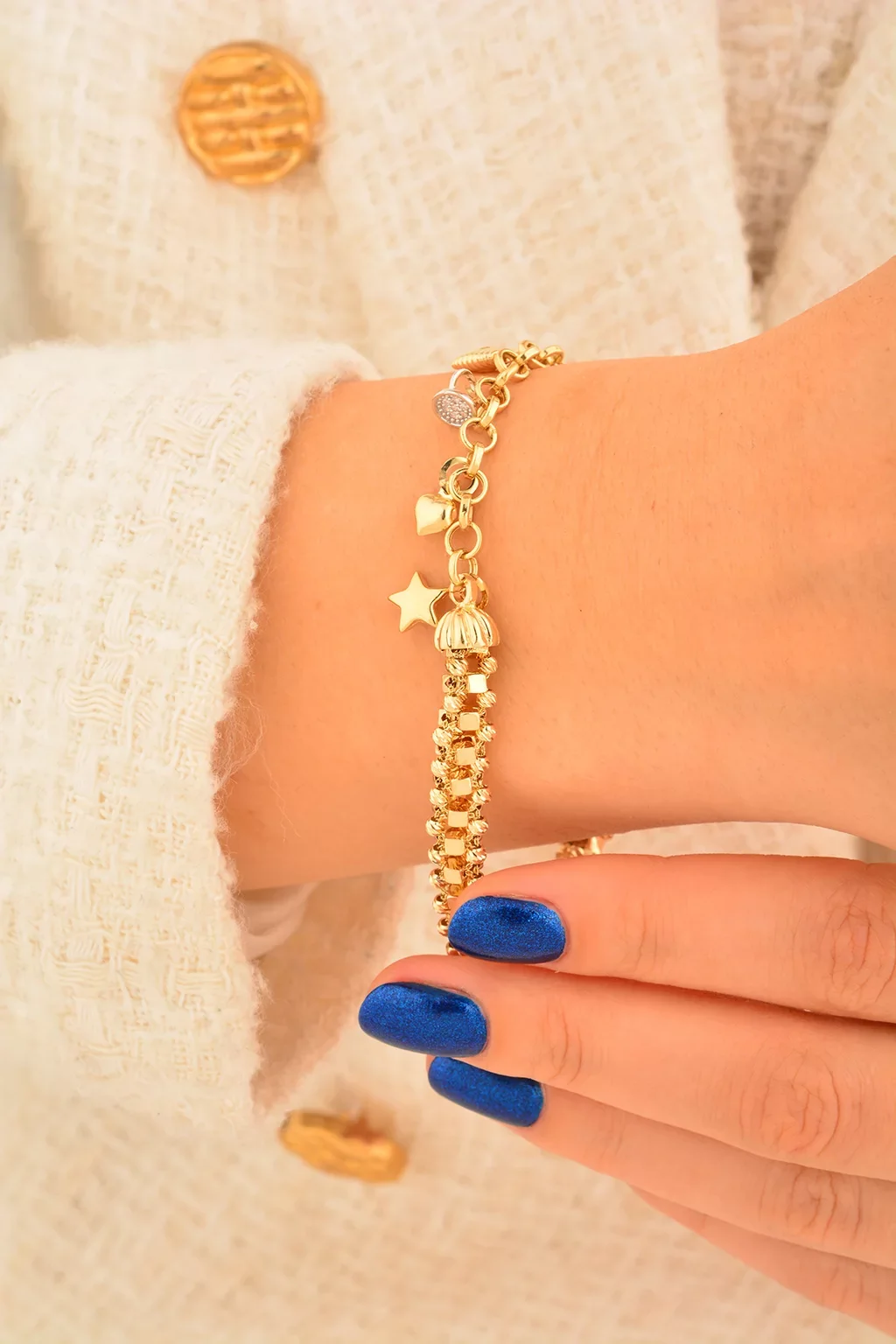 Cebeci 14 Ayar Şans Altın Bileklik