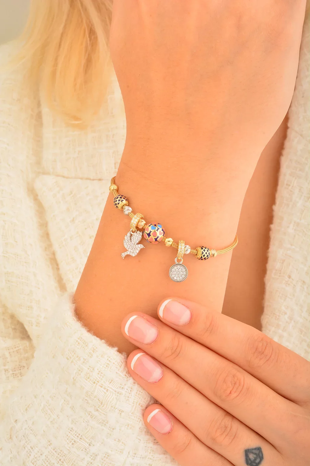 Cebeci 14 Ayar Şans Altın Bileklik