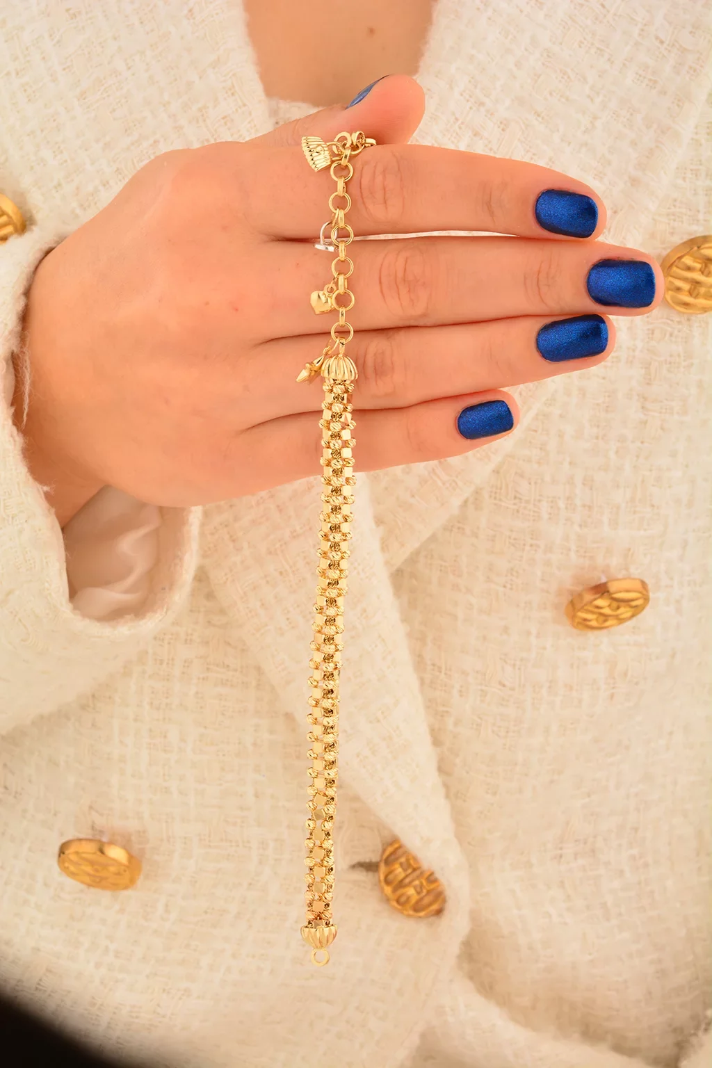 Cebeci 14 Ayar Şans Altın Bileklik