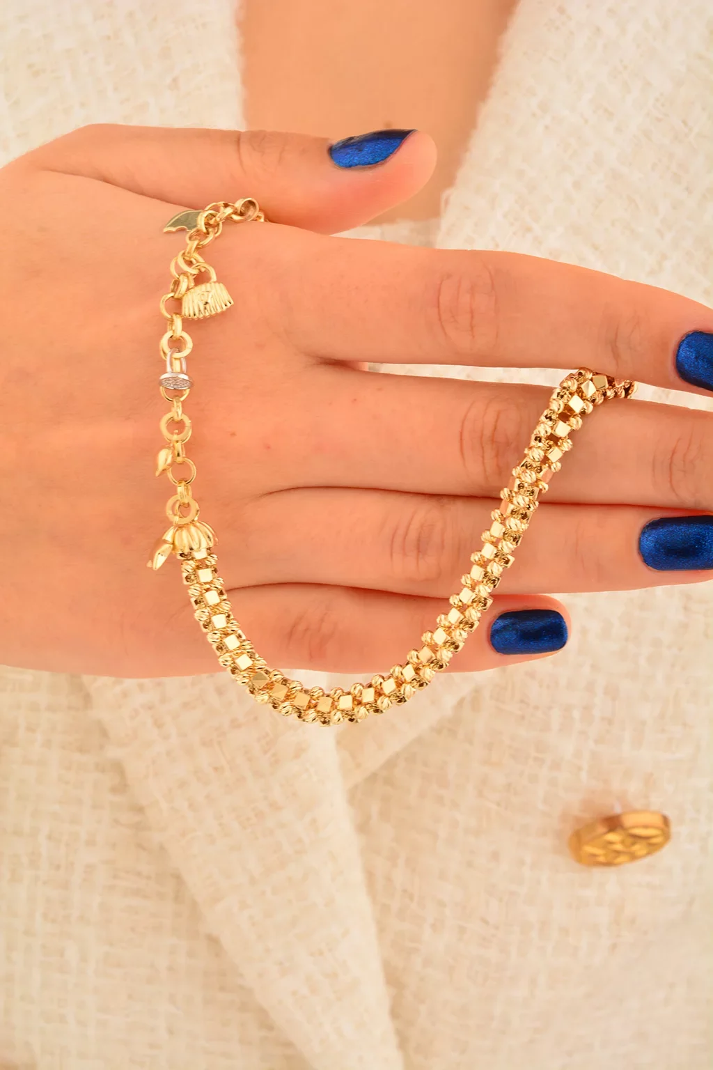 Cebeci 14 Ayar Şans Altın Bileklik