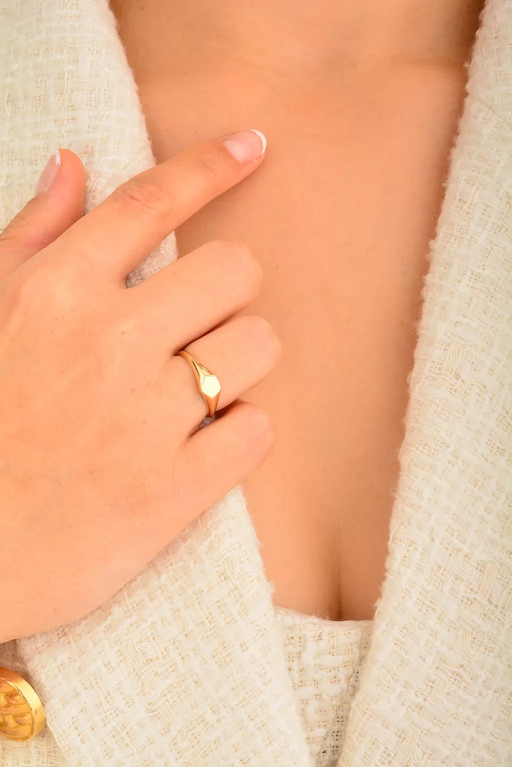 Cebeci 14 Ayar Şovalye Altın Yüzük