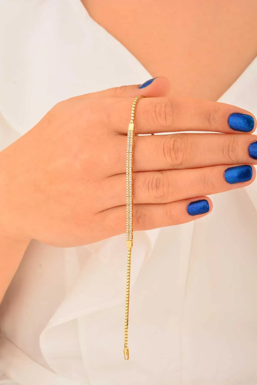 Cebeci 14 Ayar Su Yolu Altın Bileklik