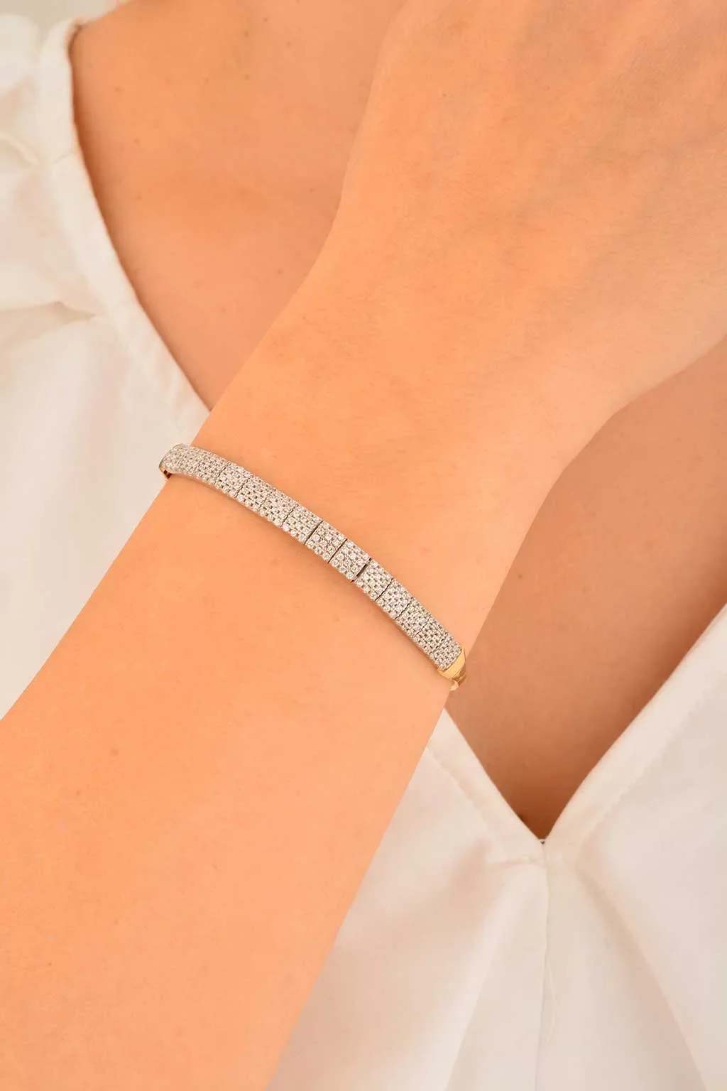 Cebeci 14 Ayar Su Yolu Altın Bileklik