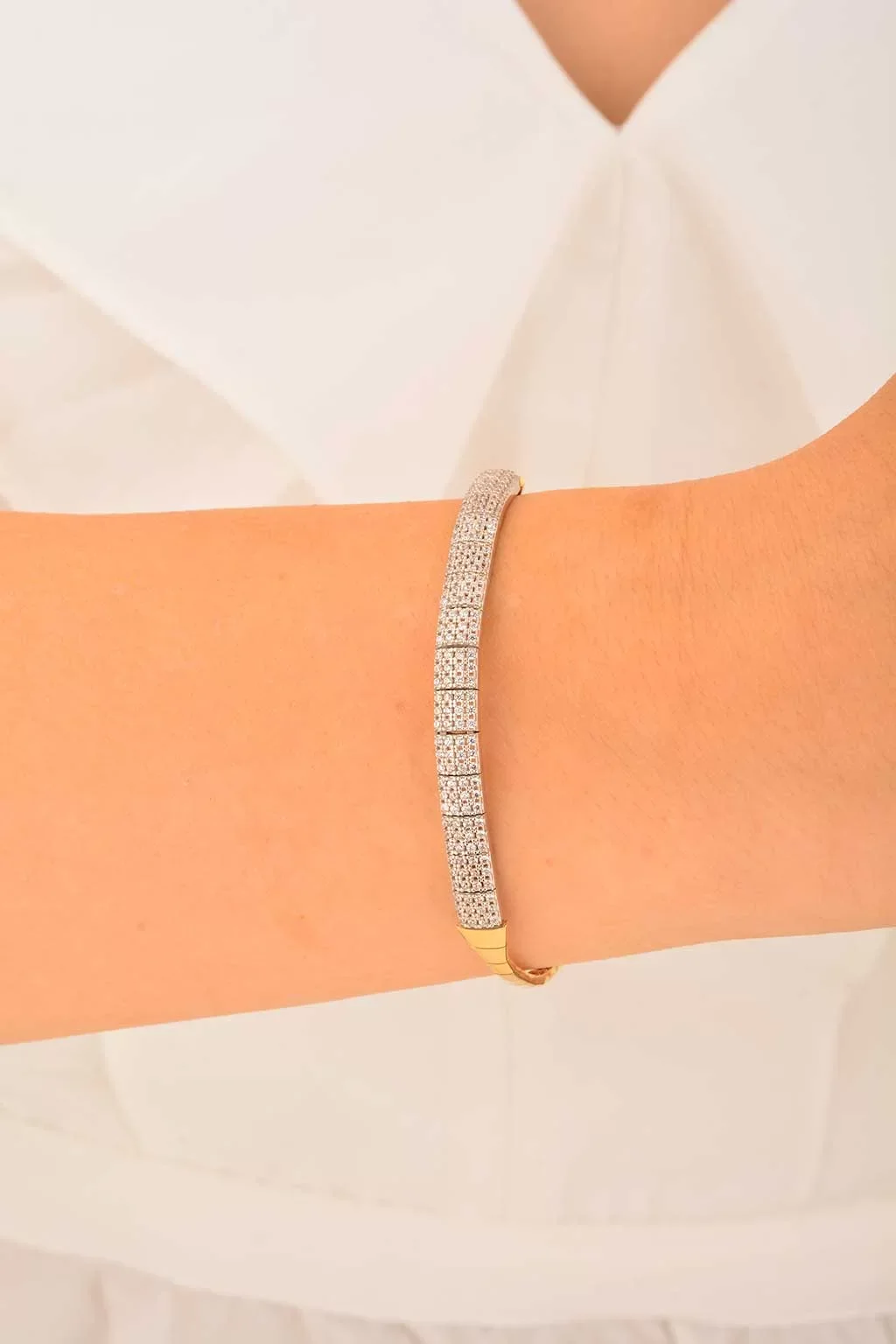 Cebeci 14 Ayar Su Yolu Altın Bileklik