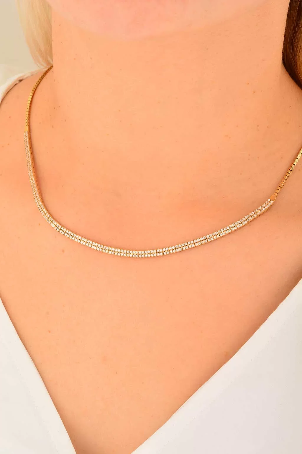 Cebeci 14 Ayar Su Yolu Gerdanlık