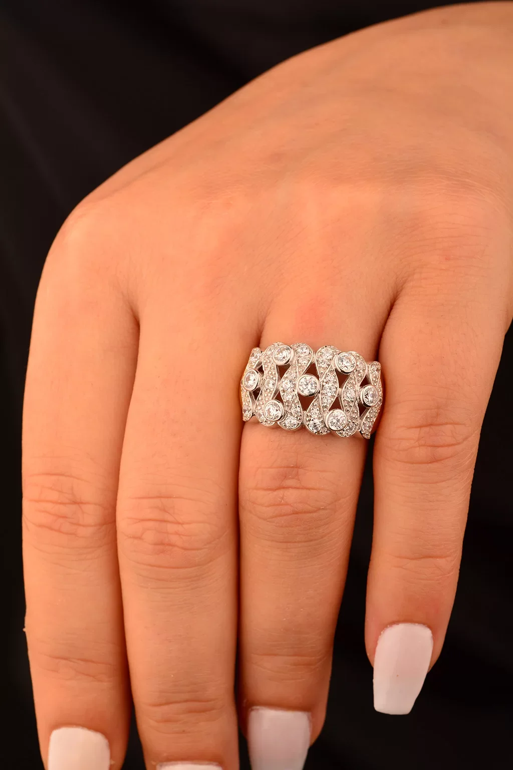 Cebeci 14 Ayar Taşlı Altın Yüzük