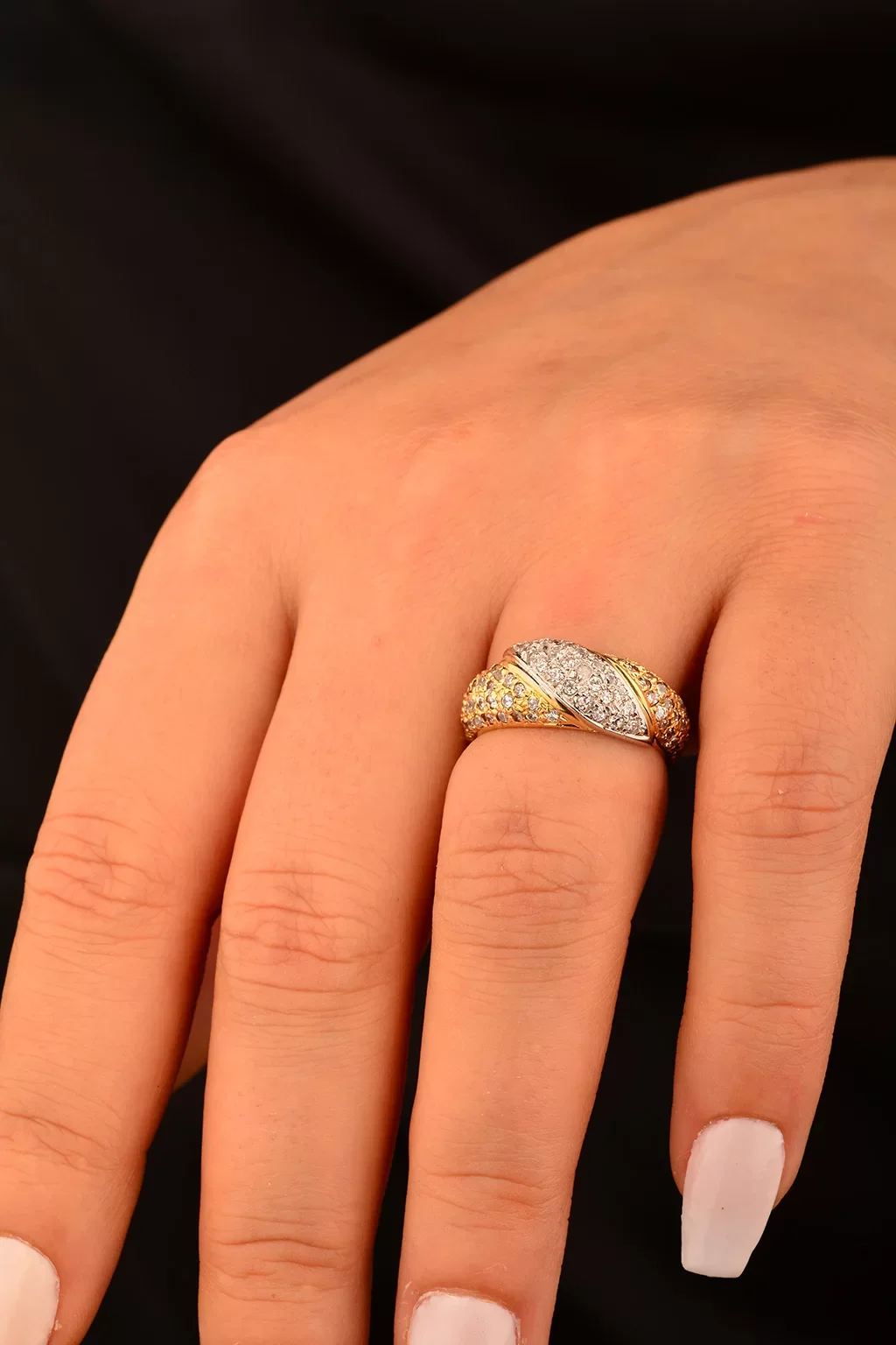 Cebeci 14 Ayar Taşlı Altın Yüzük