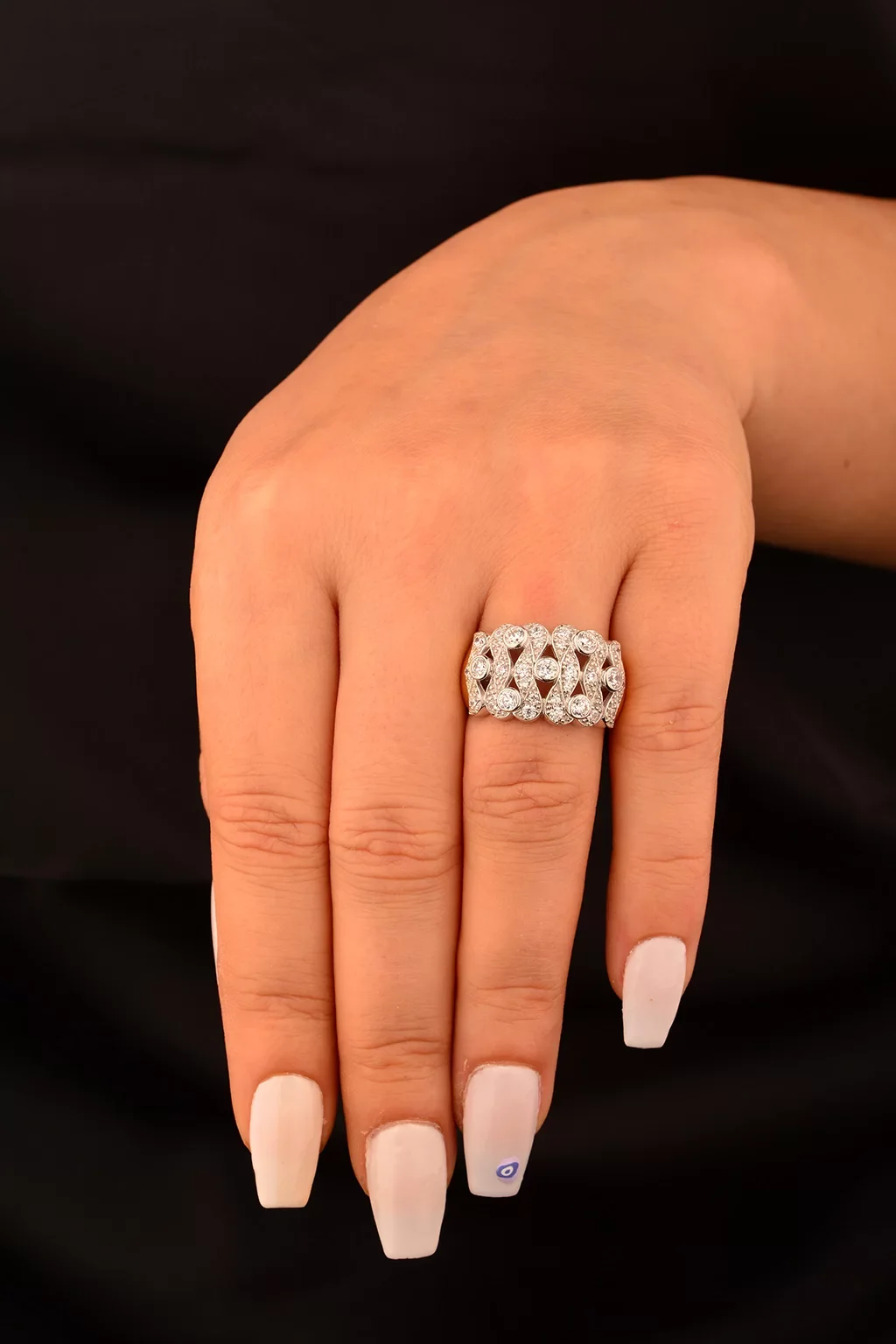 Cebeci 14 Ayar Taşlı Altın Yüzük